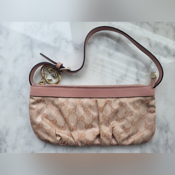 GUCCI Guccissima Interlocking G shoulder bag Light Pink,Barbie pink - Picture 2 of 9